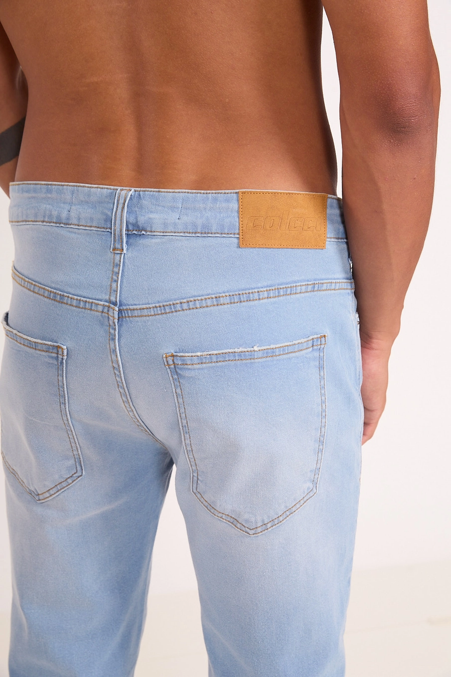 Calça Masculina Jeans Alex Slim Índigo