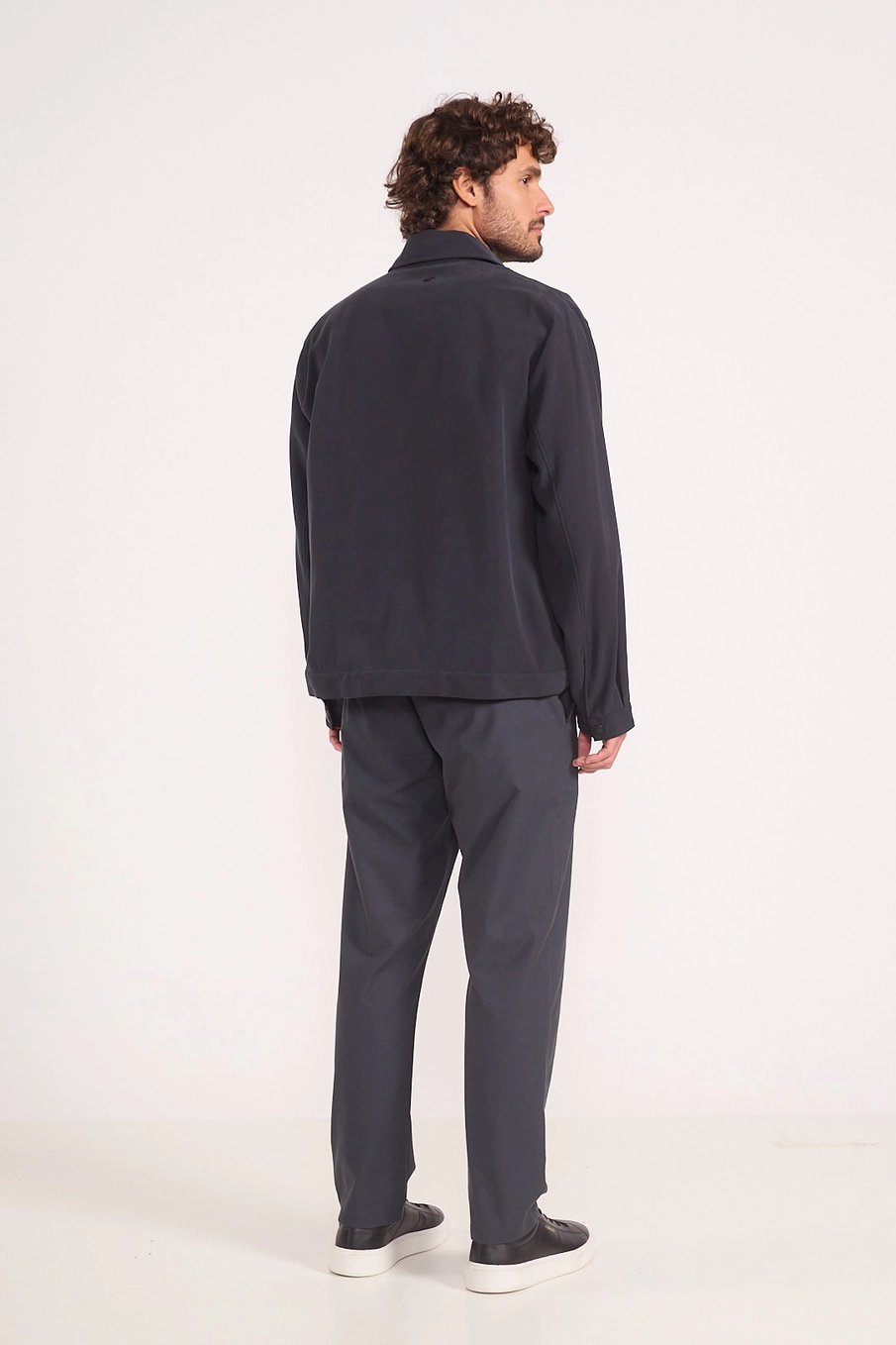 Calça Masculina Reta Cinza