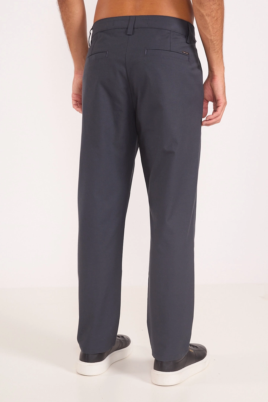 Calça Masculina Reta Cinza