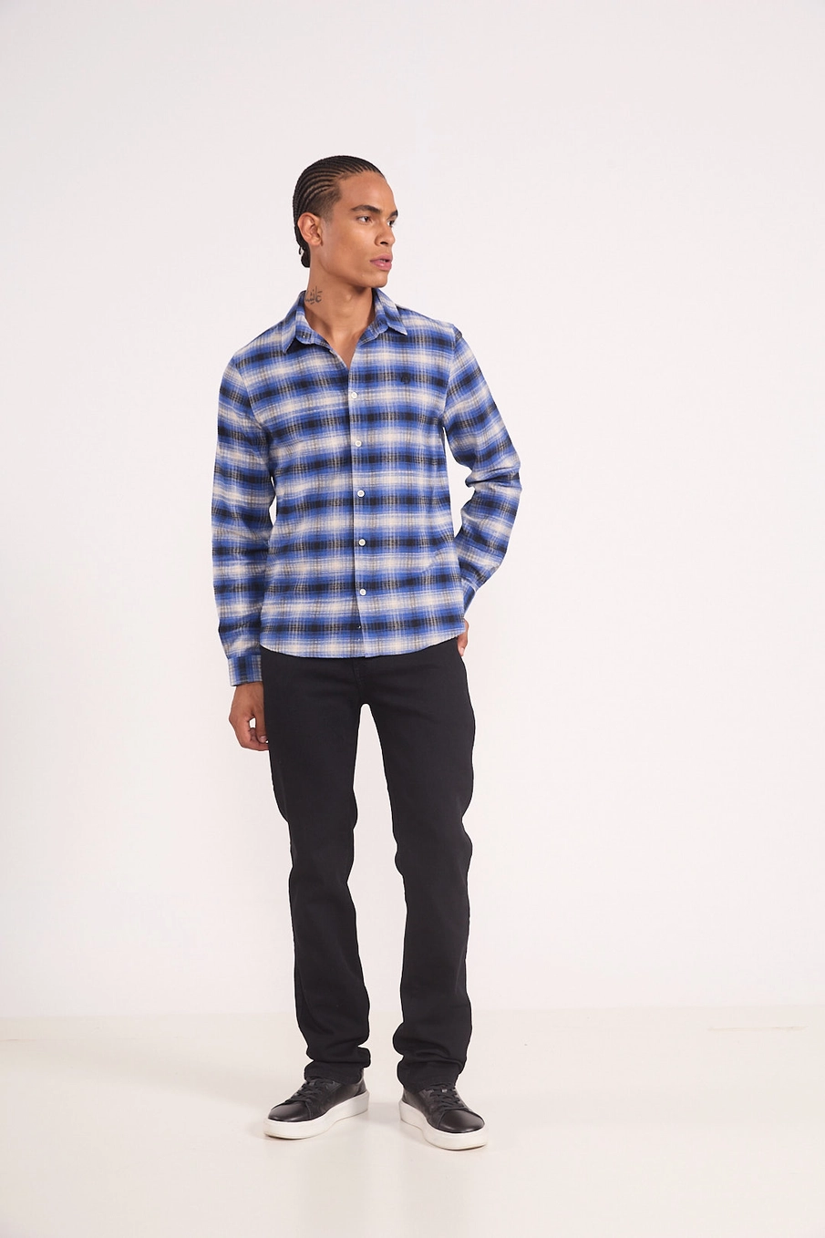 Calça Jeans Alex Slim Indigo Preto