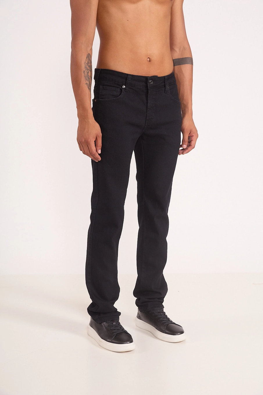 Calça Jeans Alex Slim Indigo Preto