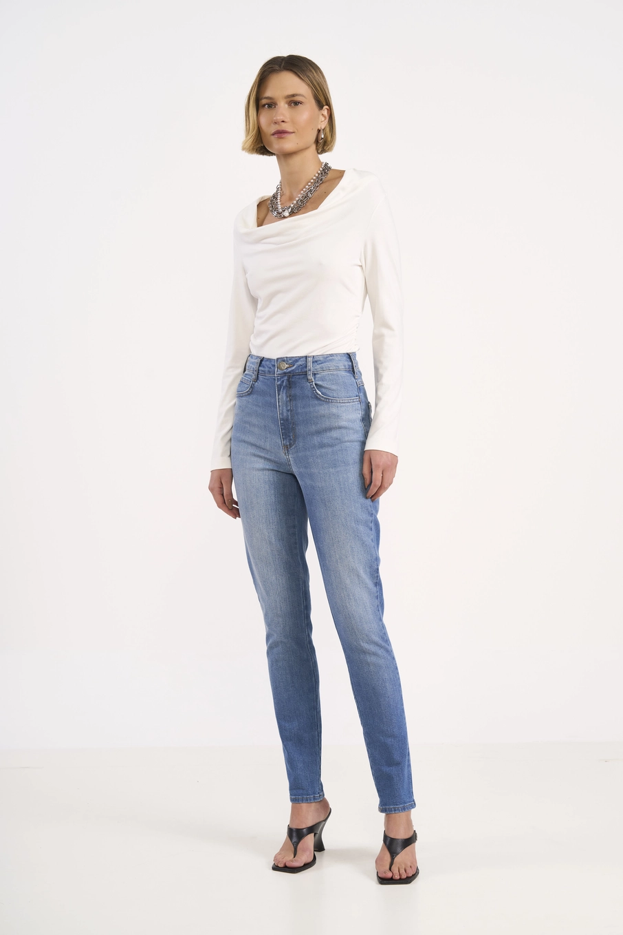 Calça Jeans Bruna Reta Índigo