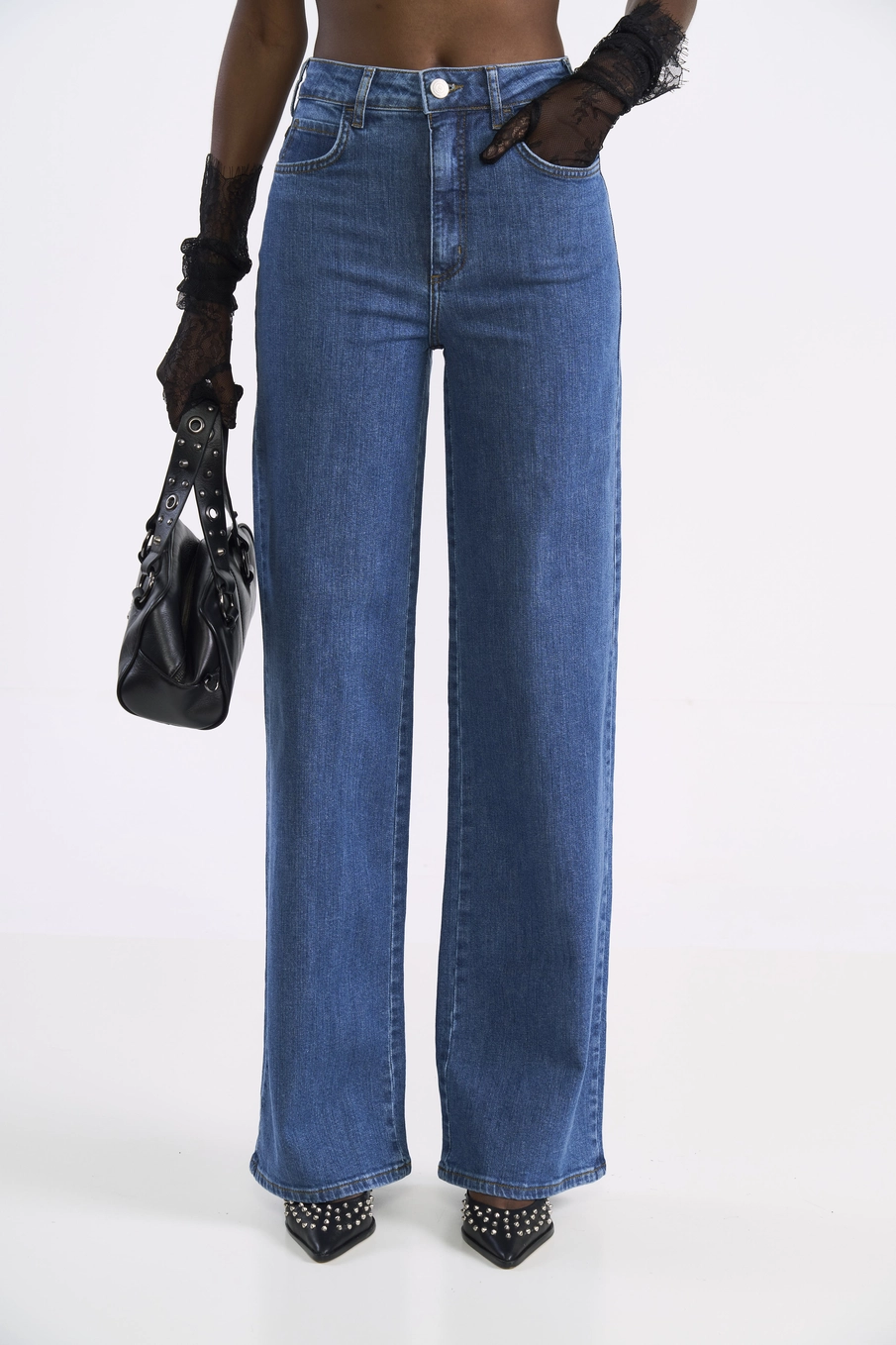 Calça Jeans Wide Leg Juliette Índigo
