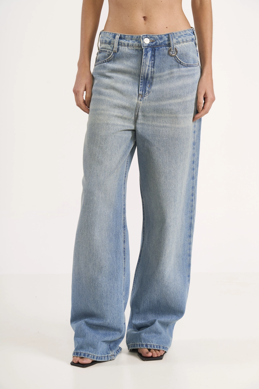 Calça Jeans Bruna Wide Leg Índigo