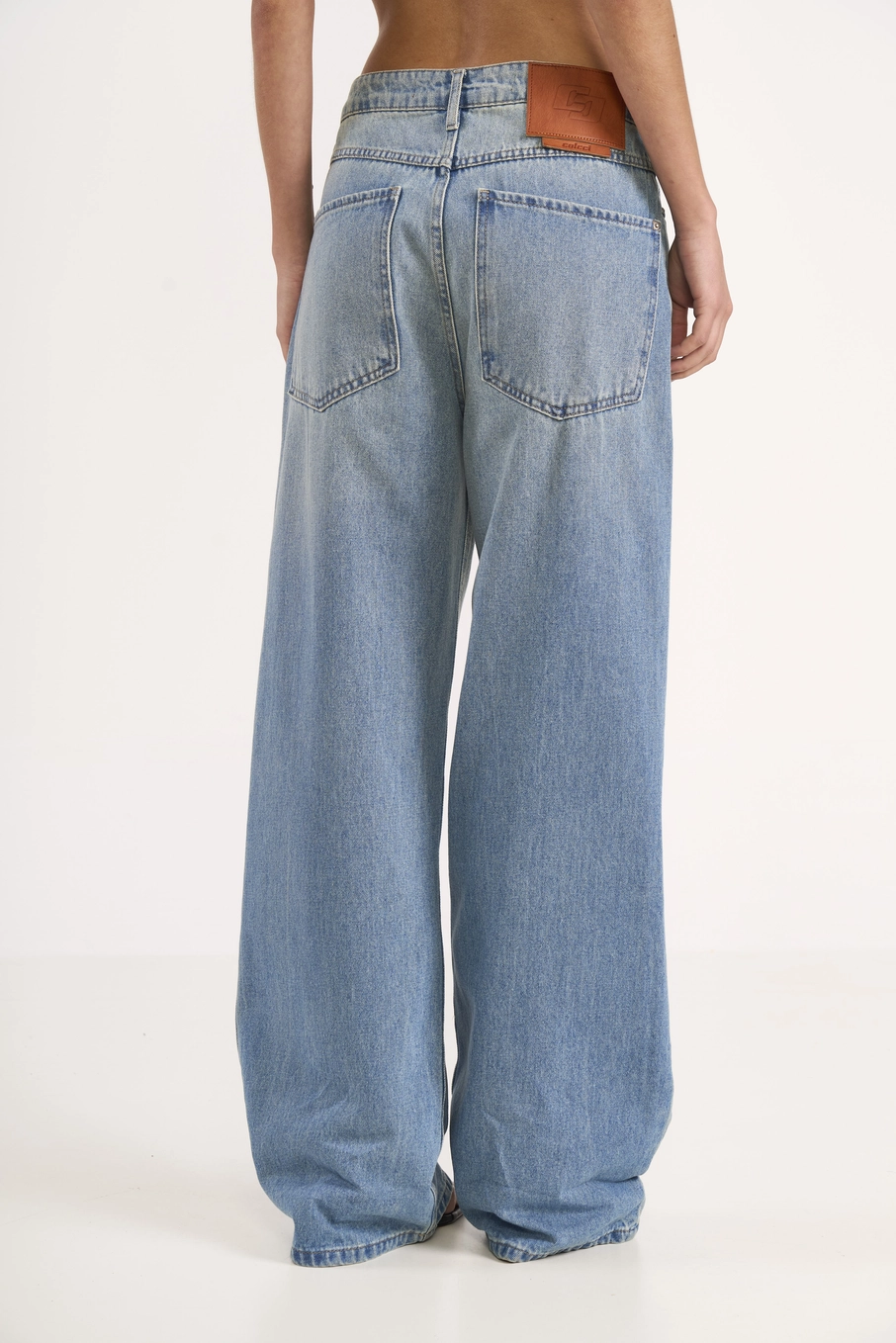 Calça Jeans Bruna Wide Leg Índigo