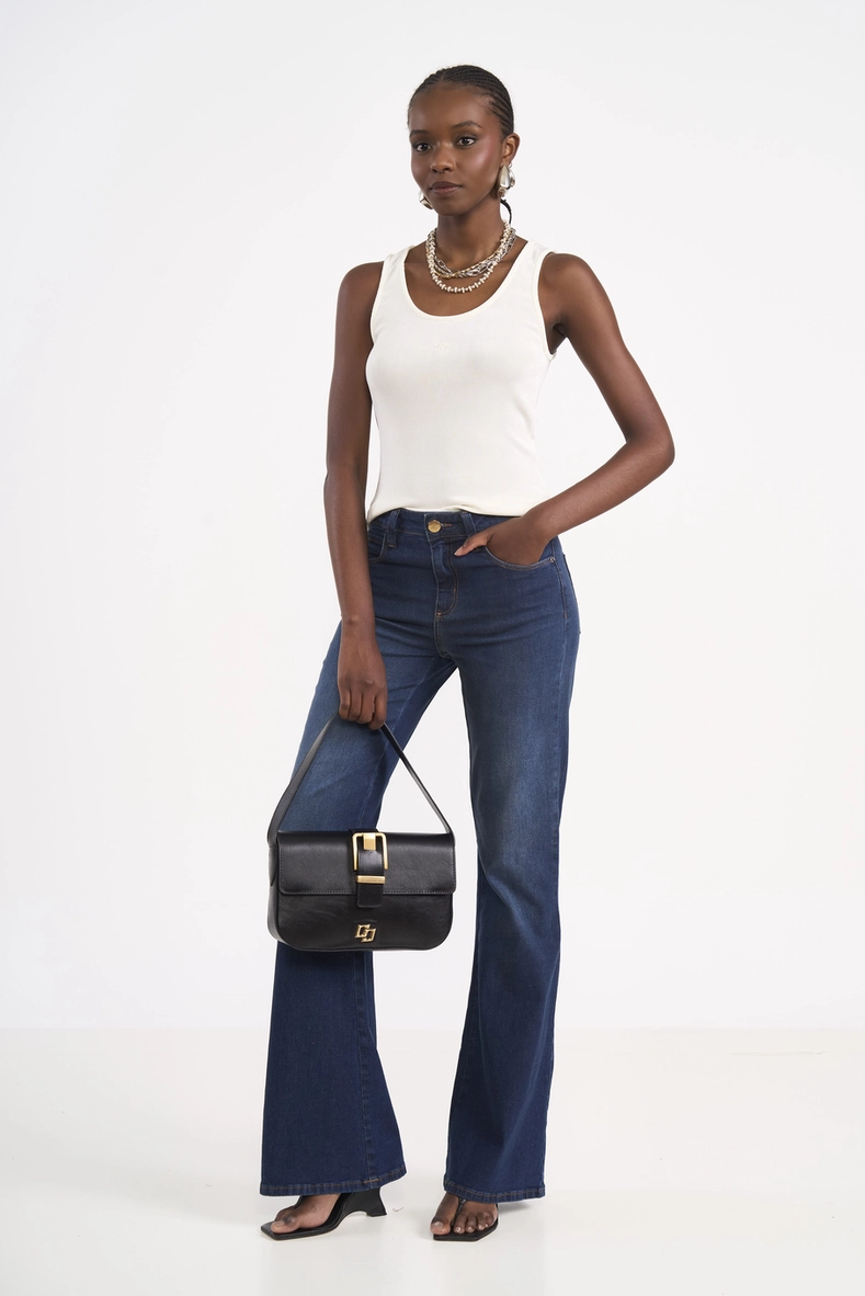 Calça Jeans Flare Bia