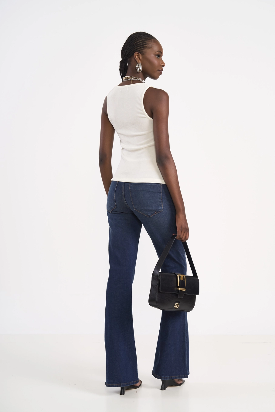 Calça Jeans Flare Bia Índigo