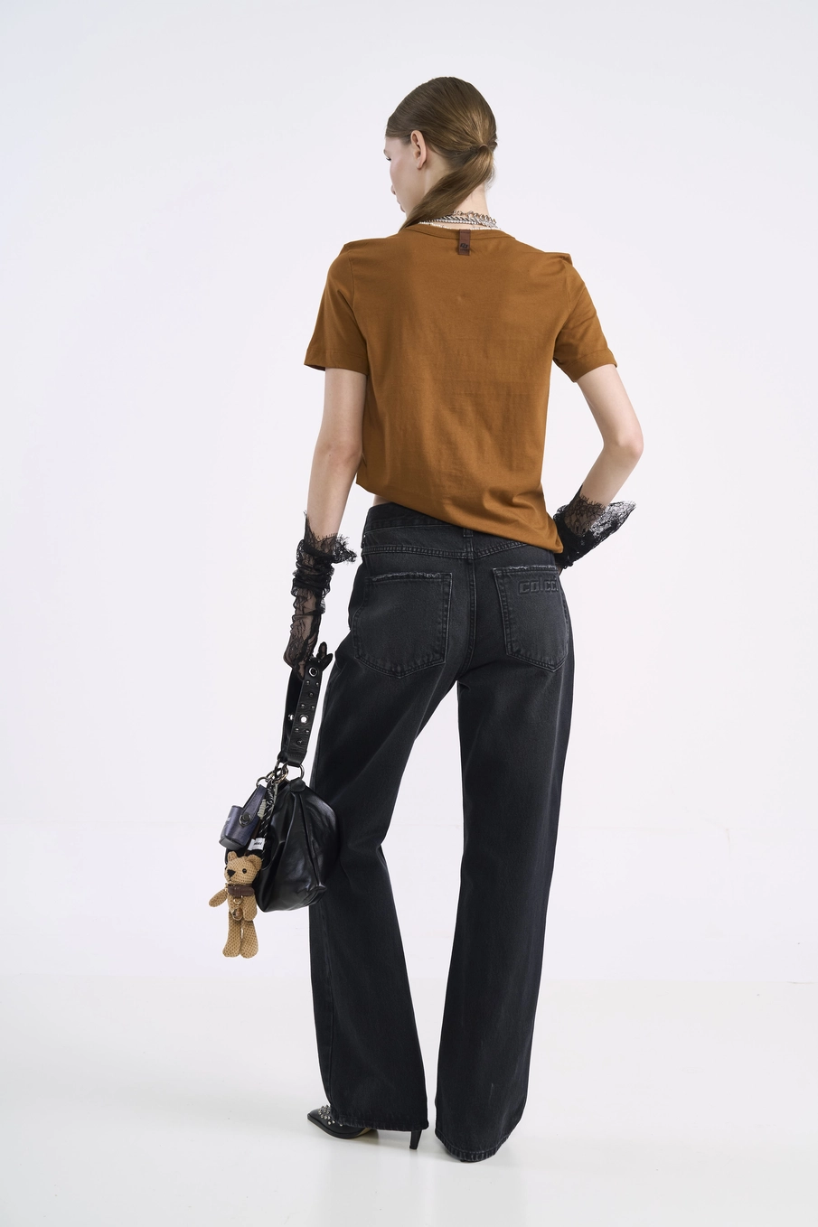 Calça Jeans Wide Leg Black Indigo Preto