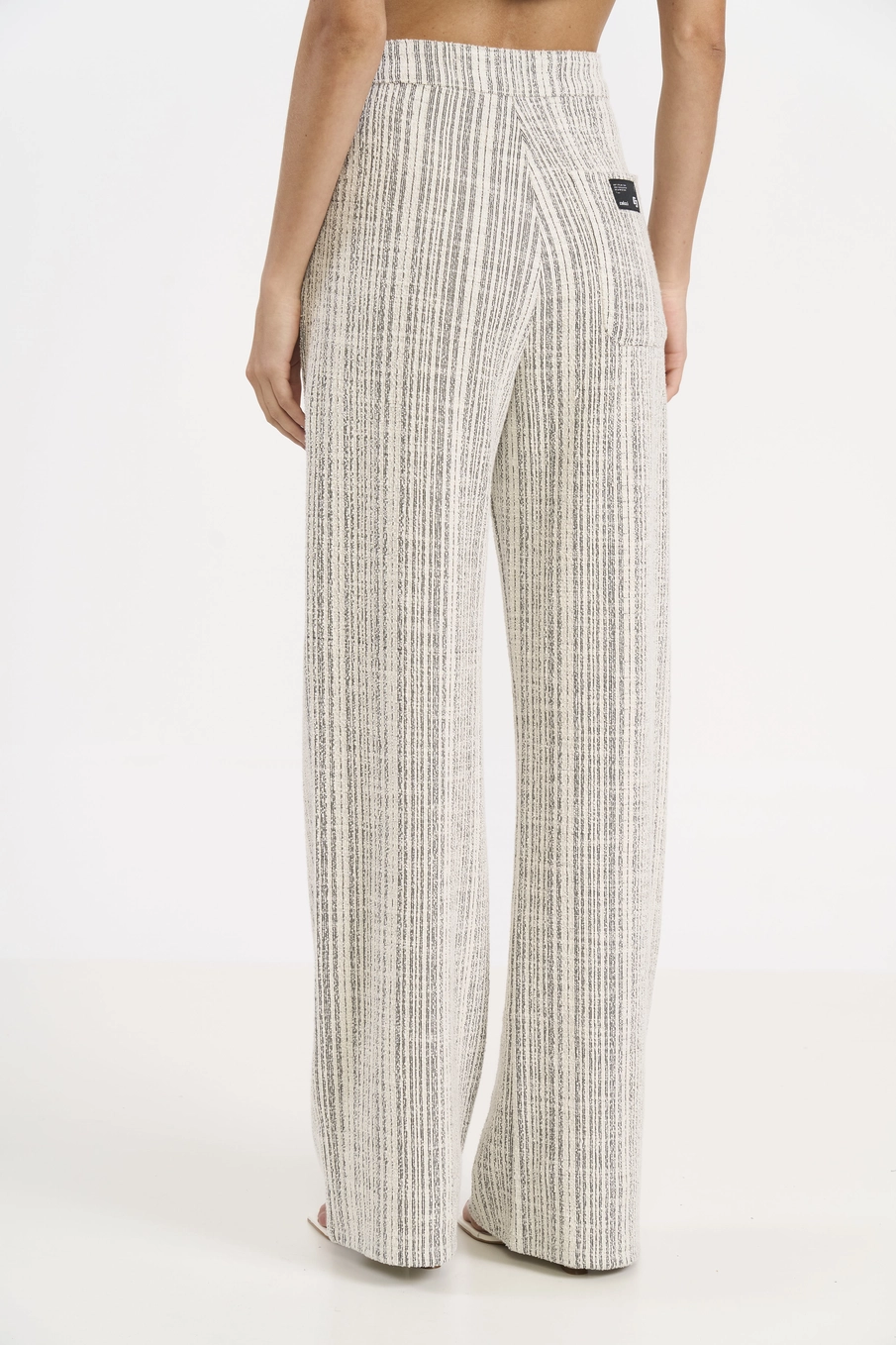 Calça Alfaiataria Wide Leg Texturizada Estampados