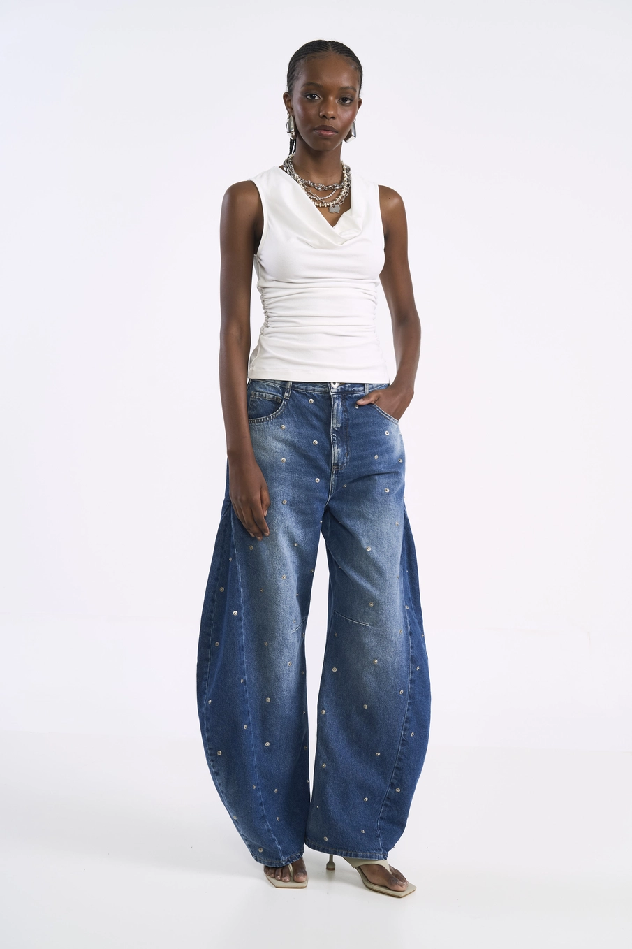 Calça Jeans Barril Nostalgic Índigo