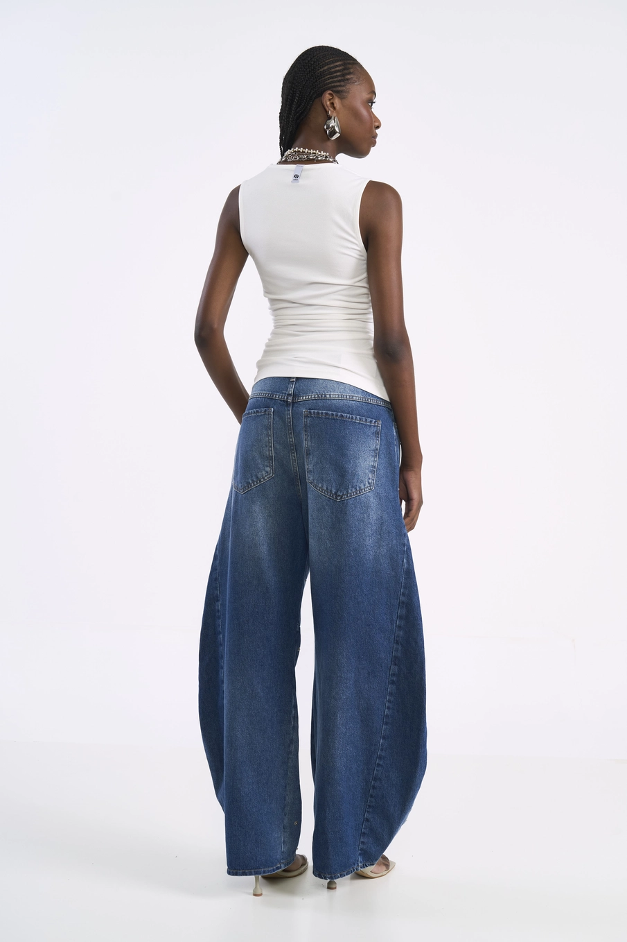 Calça Jeans Barril Nostalgic Índigo