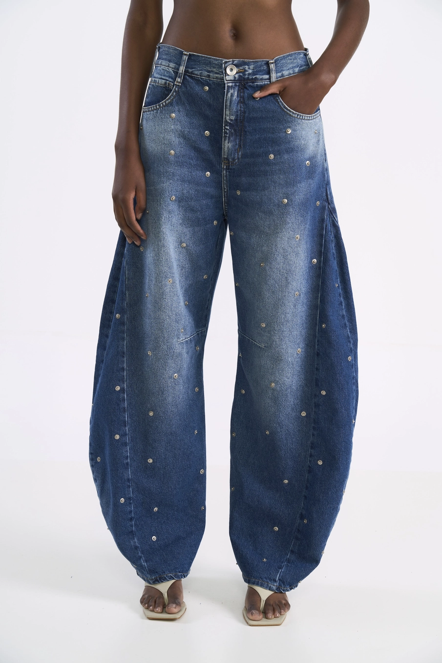 Calça Jeans Barril Nostalgic Índigo