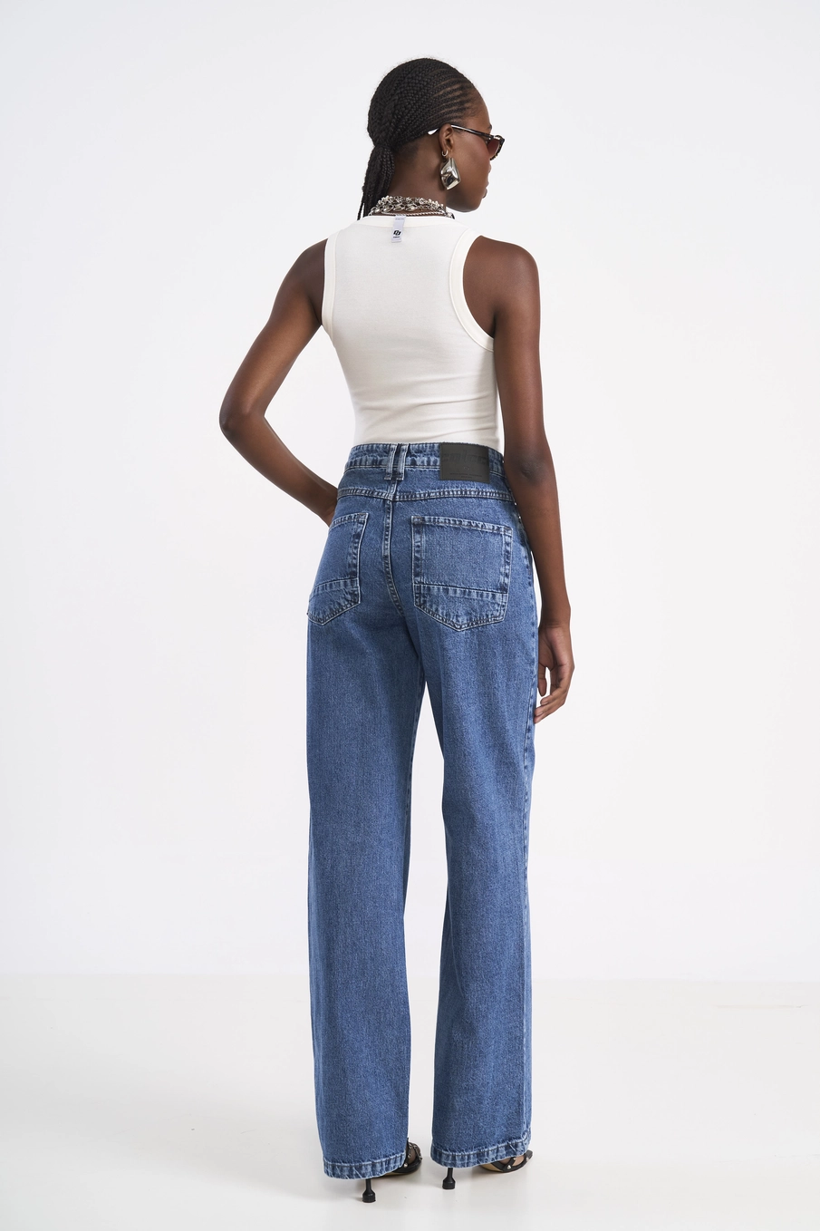 Calça Jeans Wide Leg Juliette Índigo