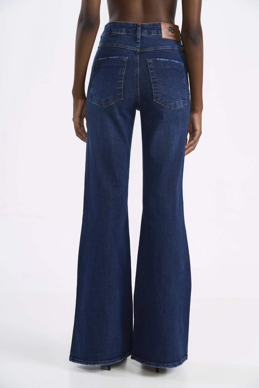 Calça Feminina Jeans Bruna Flare Índigo