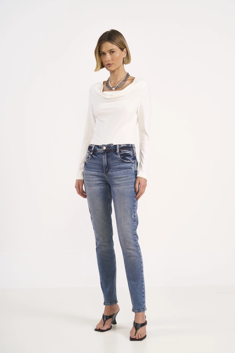 Calça Feminina Jeans Skinny Bia
