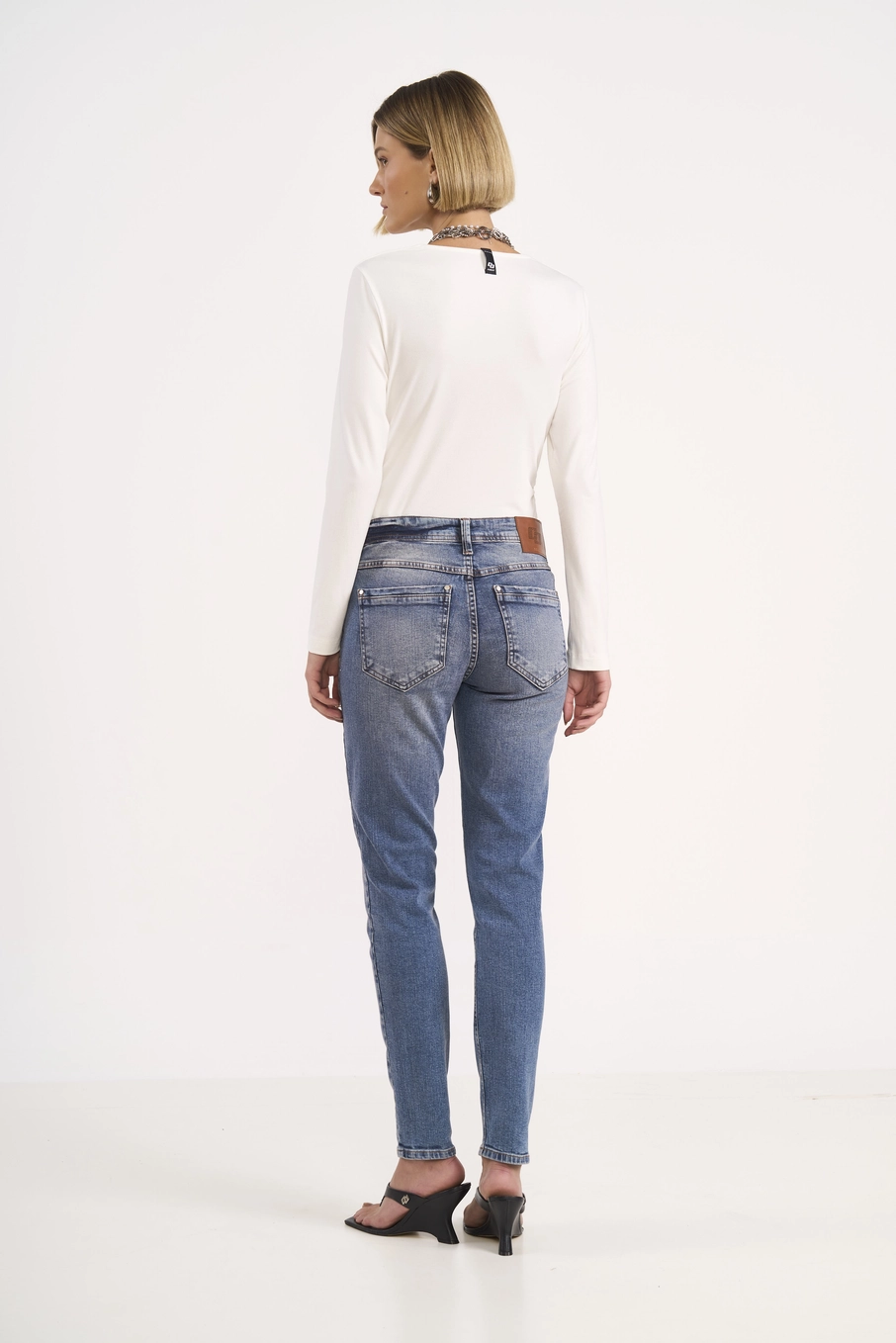 Calça Feminina Jeans Skinny Bia Índigo