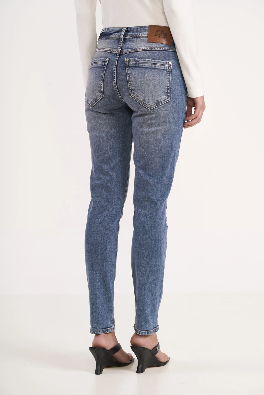 Calça Feminina Jeans Skinny Bia Índigo
