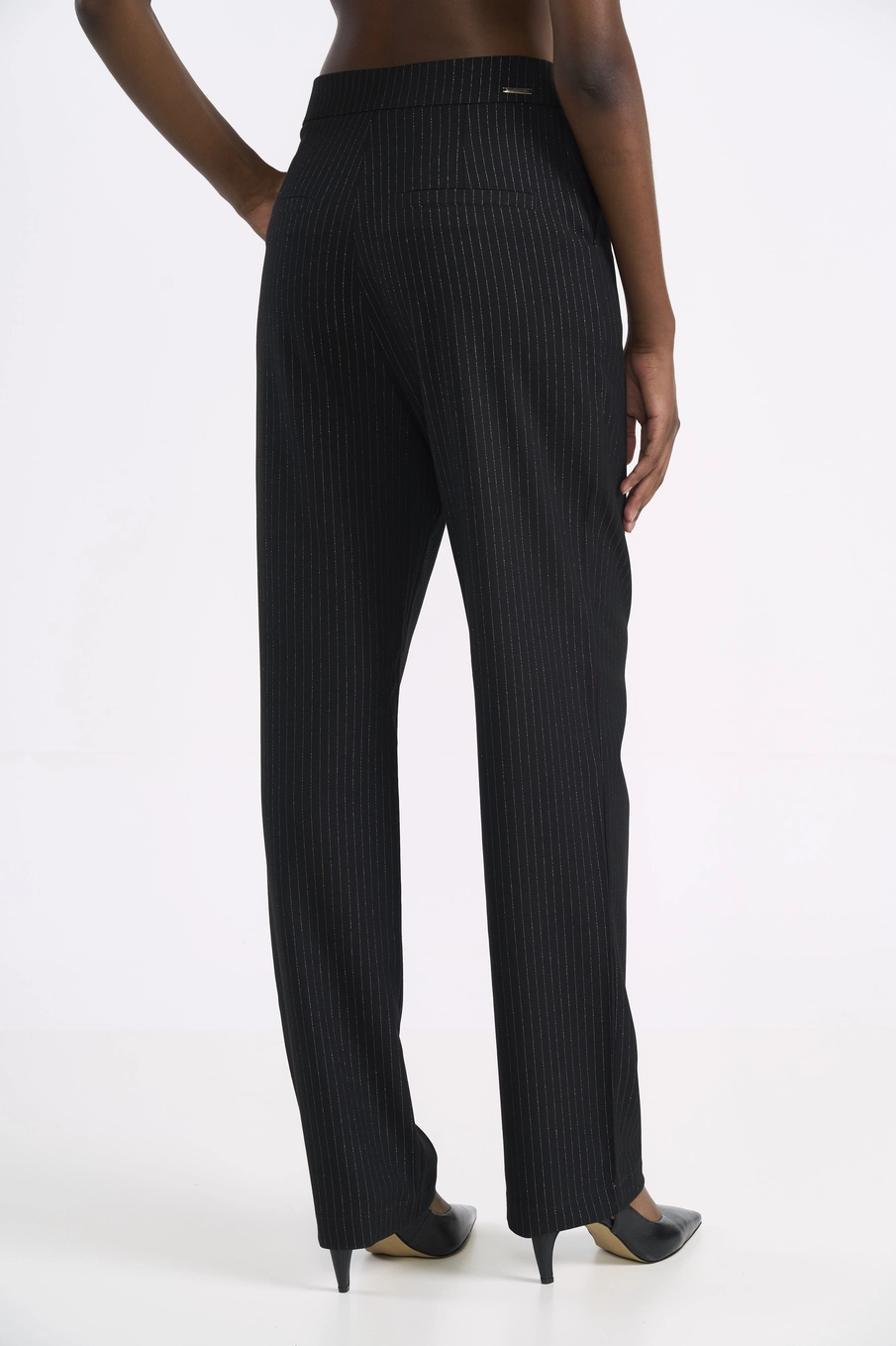 Calça Alfaiataria Risca De Giz Estampados