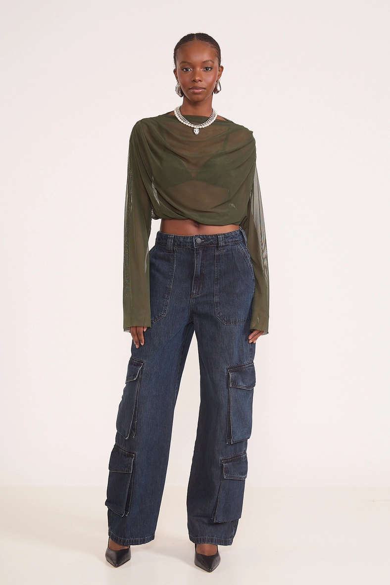 Calça Jeans Bruna Cargo