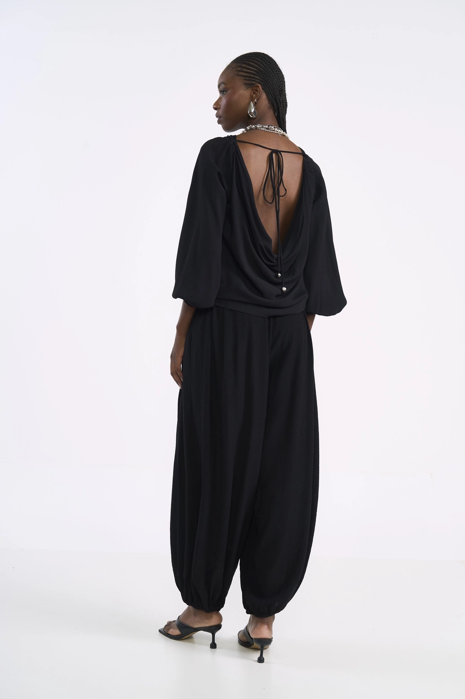 Calça Aladim Fluida Preto