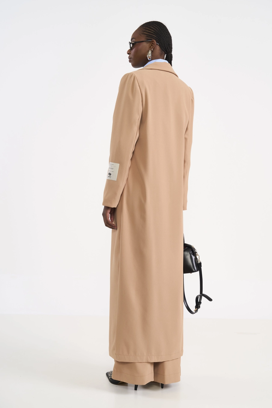 Calça Flare De Alfaiataria Bege Soybean