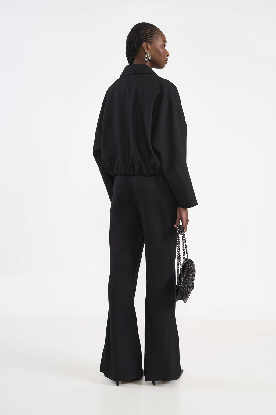 Calça Flare Alfaiataria Preto