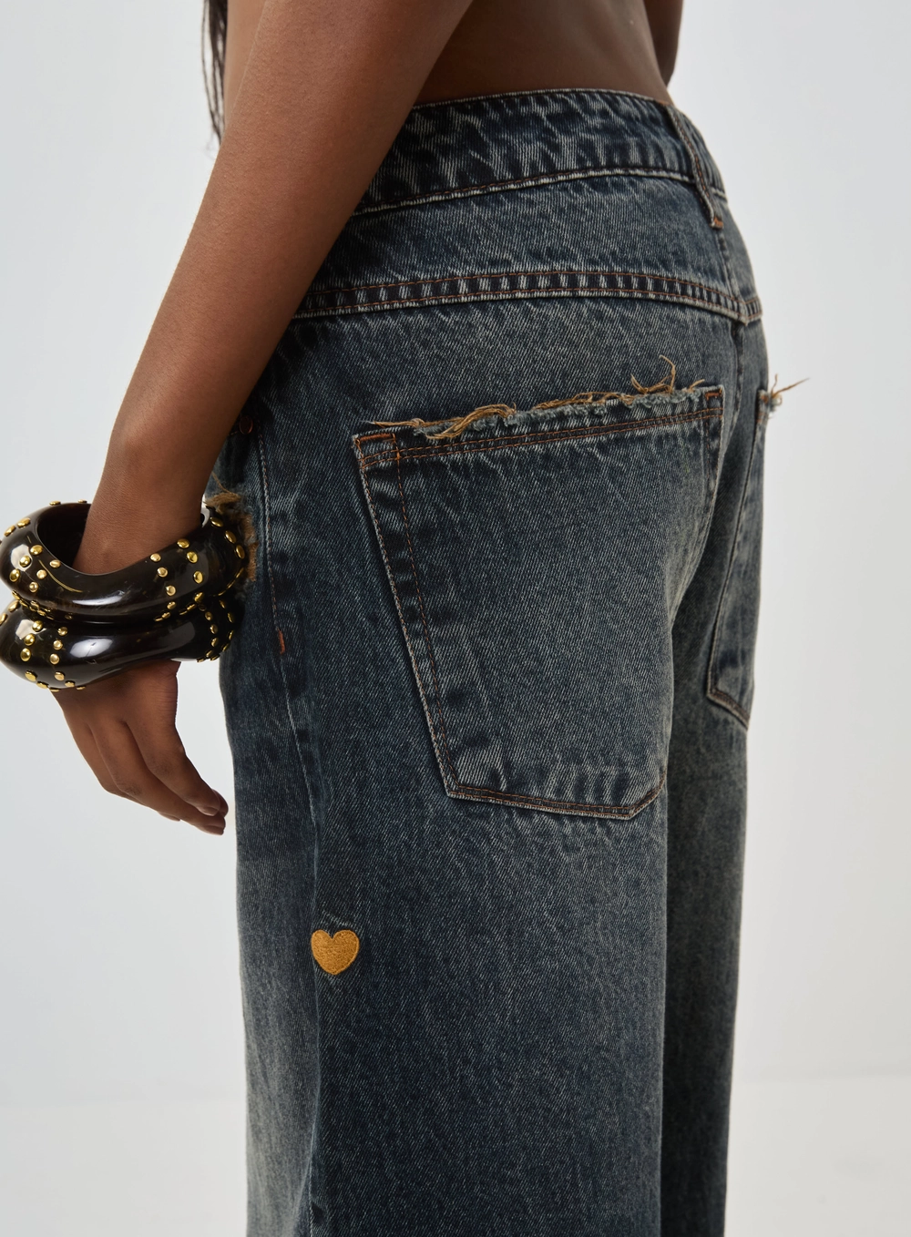 Calça Jeans Wide Leg Denim Lovers Índigo