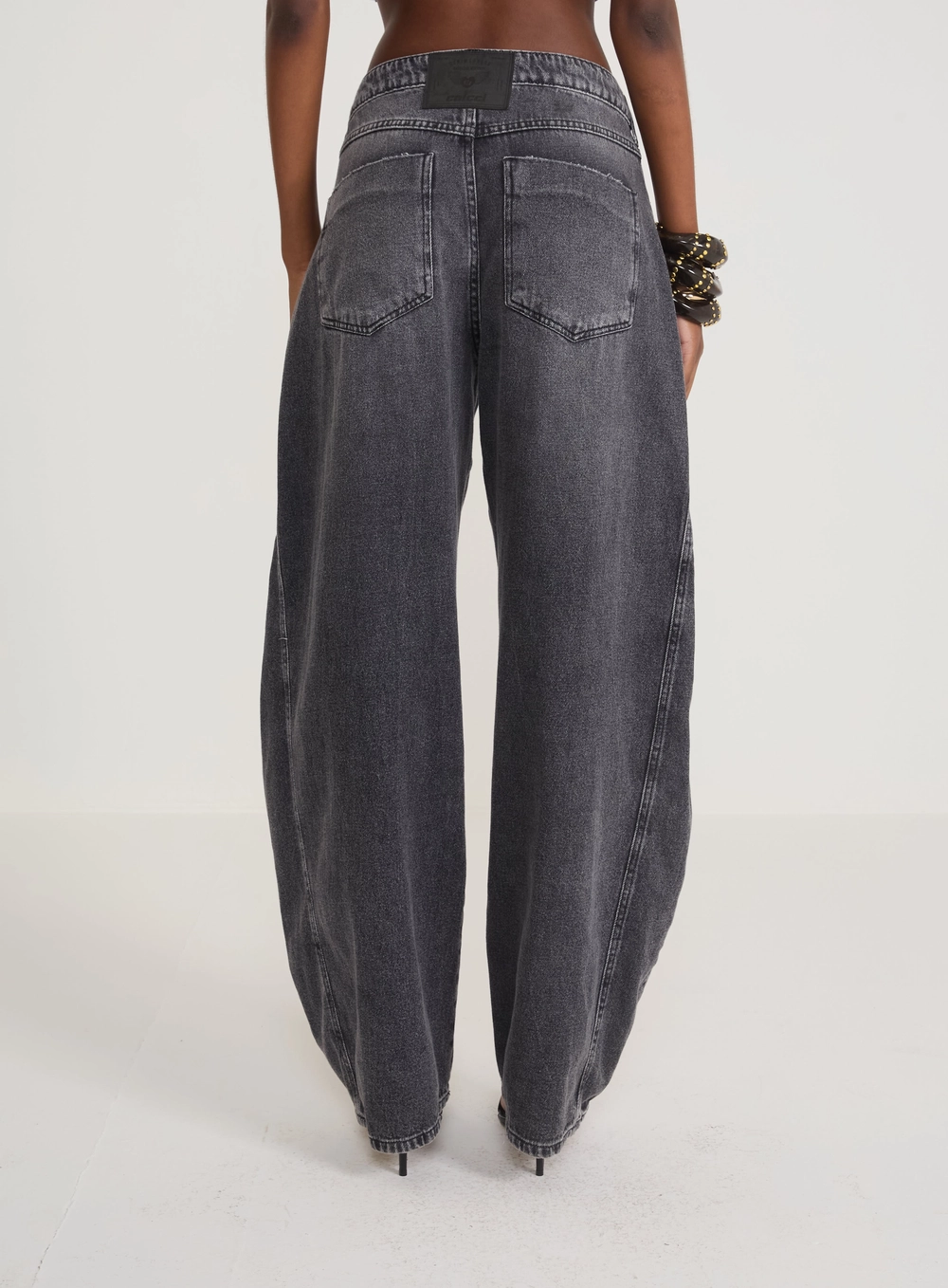 Calça Jeans Barril Indigo Preto