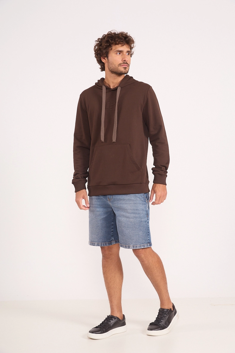 Bermuda Jeans Masculina Slim