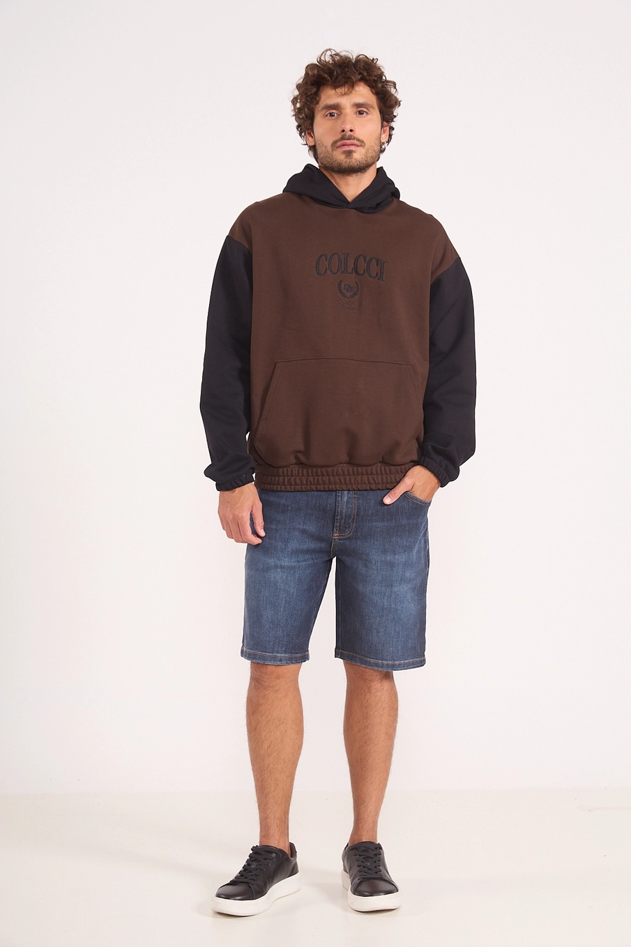 Bermuda Jeans Reta Davi Colcci Tech Índigo