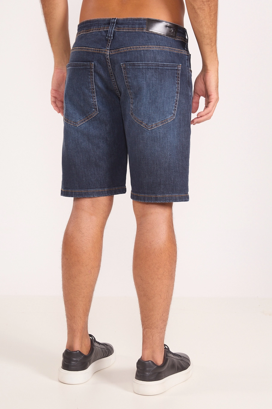 Bermuda Jeans Reta Davi Colcci Tech Índigo