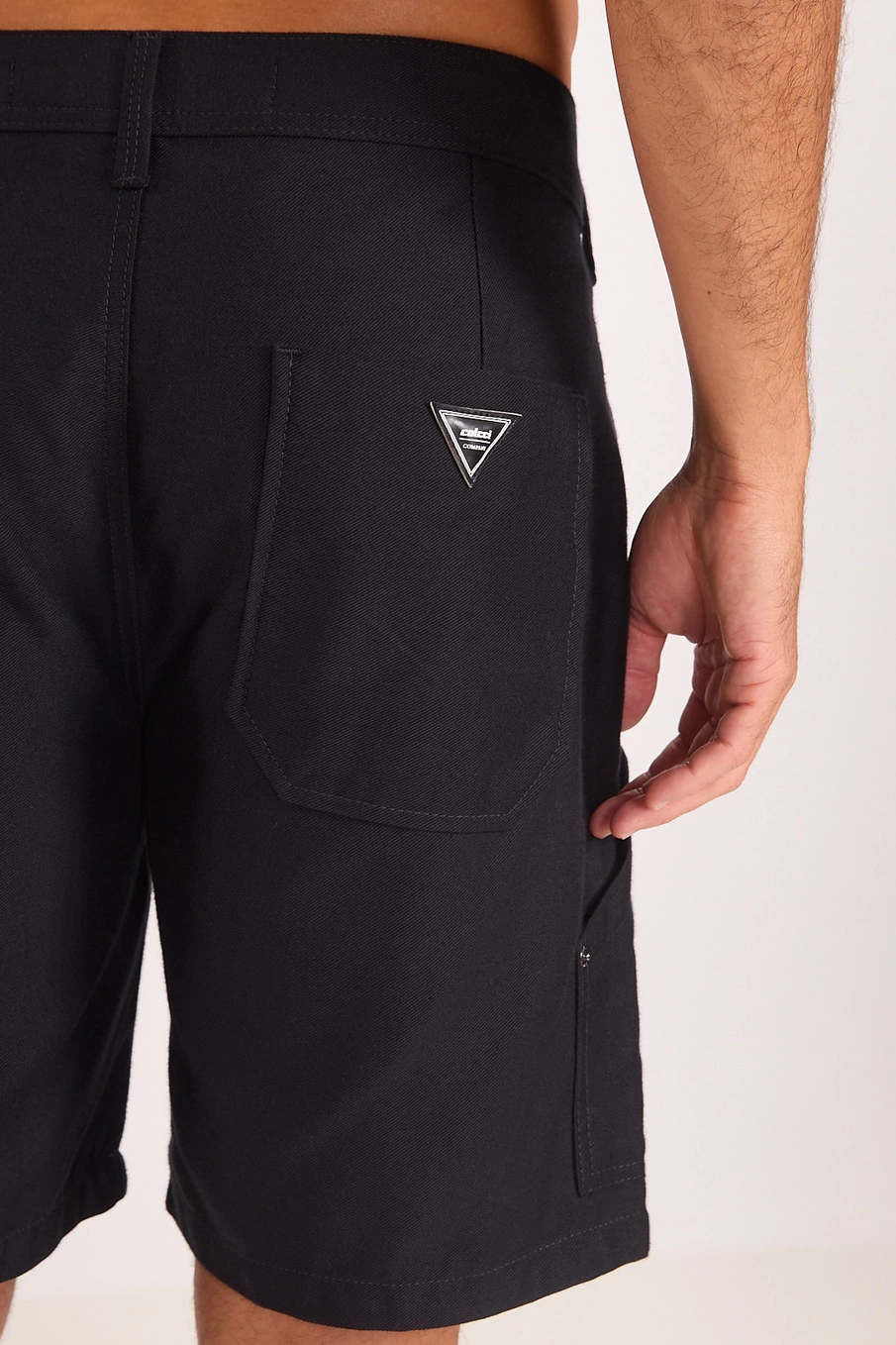 Bermuda Sarja Comfy Cargo Preto