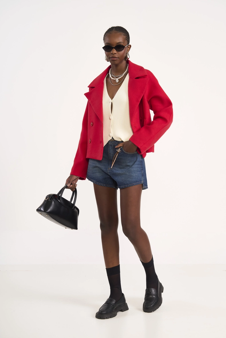 Short Jeans Feminino Casual Urbano