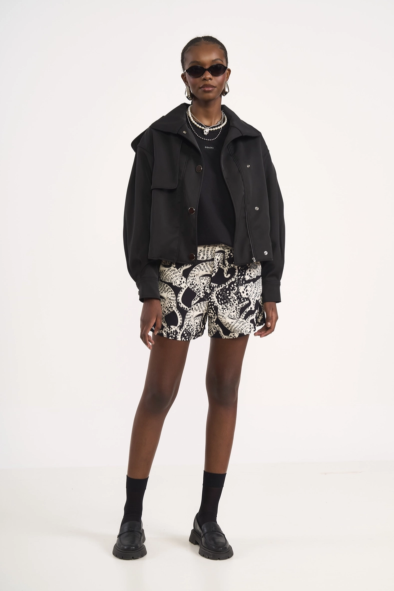 Short Alfaiatado Estampado Joana