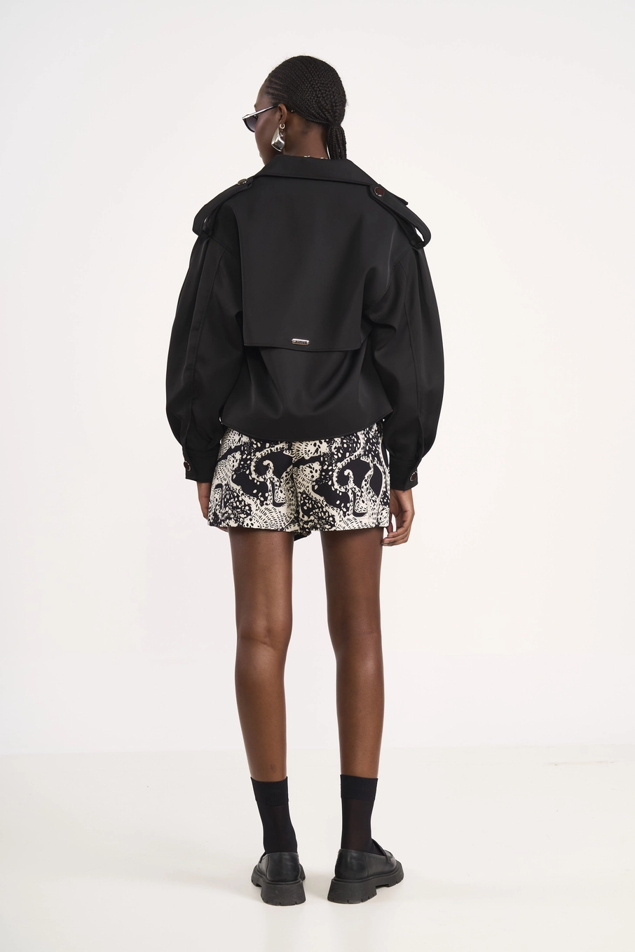 Short Alfaiatado Estampado Joana Estampados