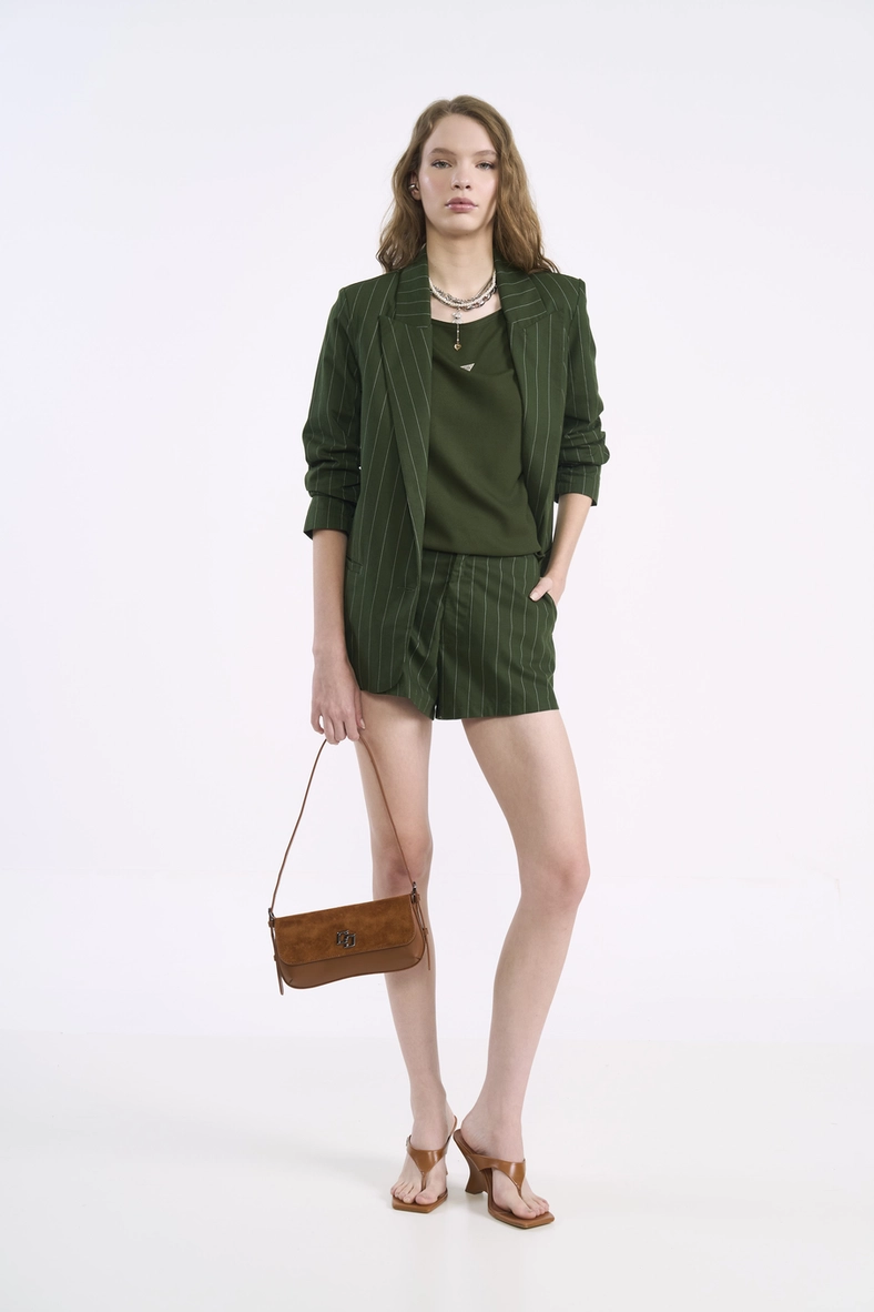 Short Alfaiataria Risca De Giz