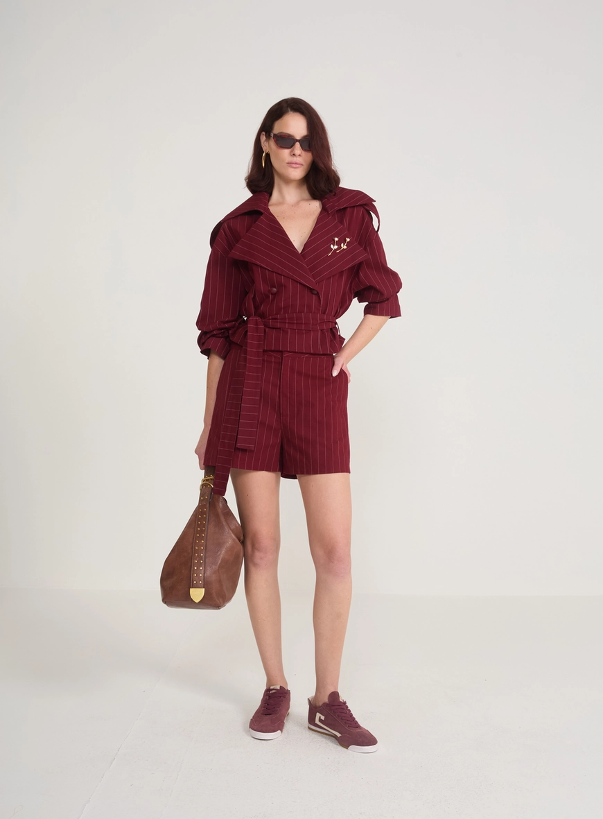 Short Alfaiataria Risca De Giz