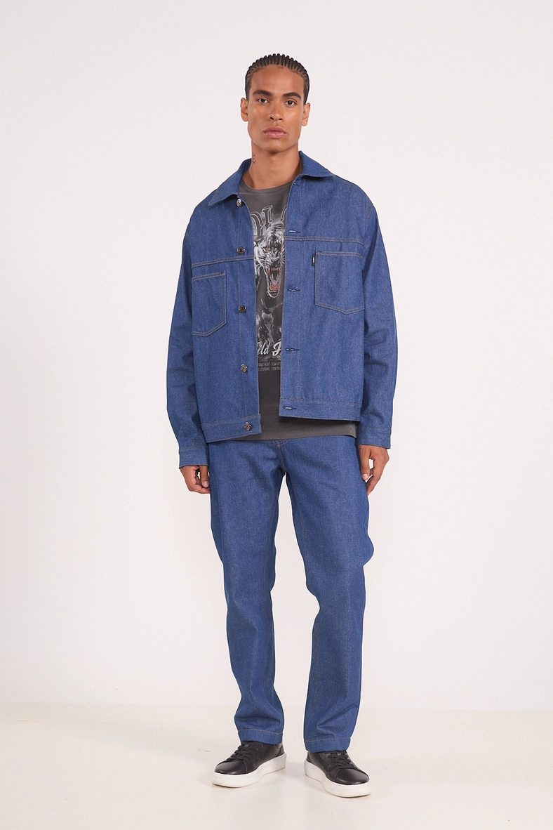 Calça Jeans Masculina Straight Reta