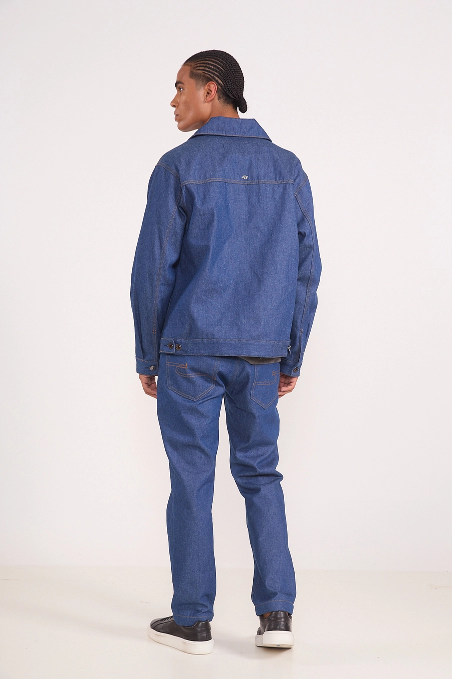 Calça Jeans Masculina Straight Reta Índigo