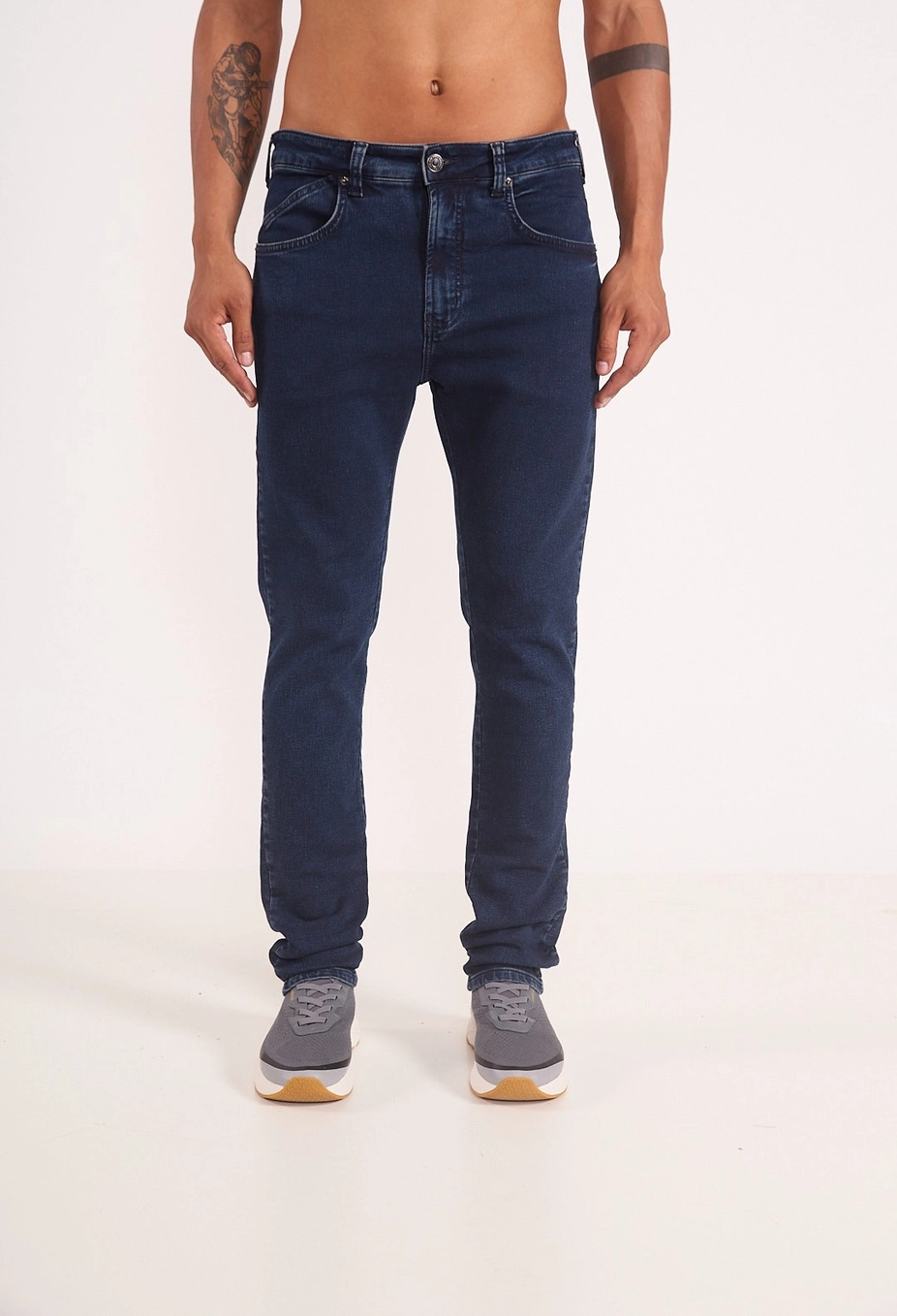 Calça Jeans Masculina Skinny Índigo