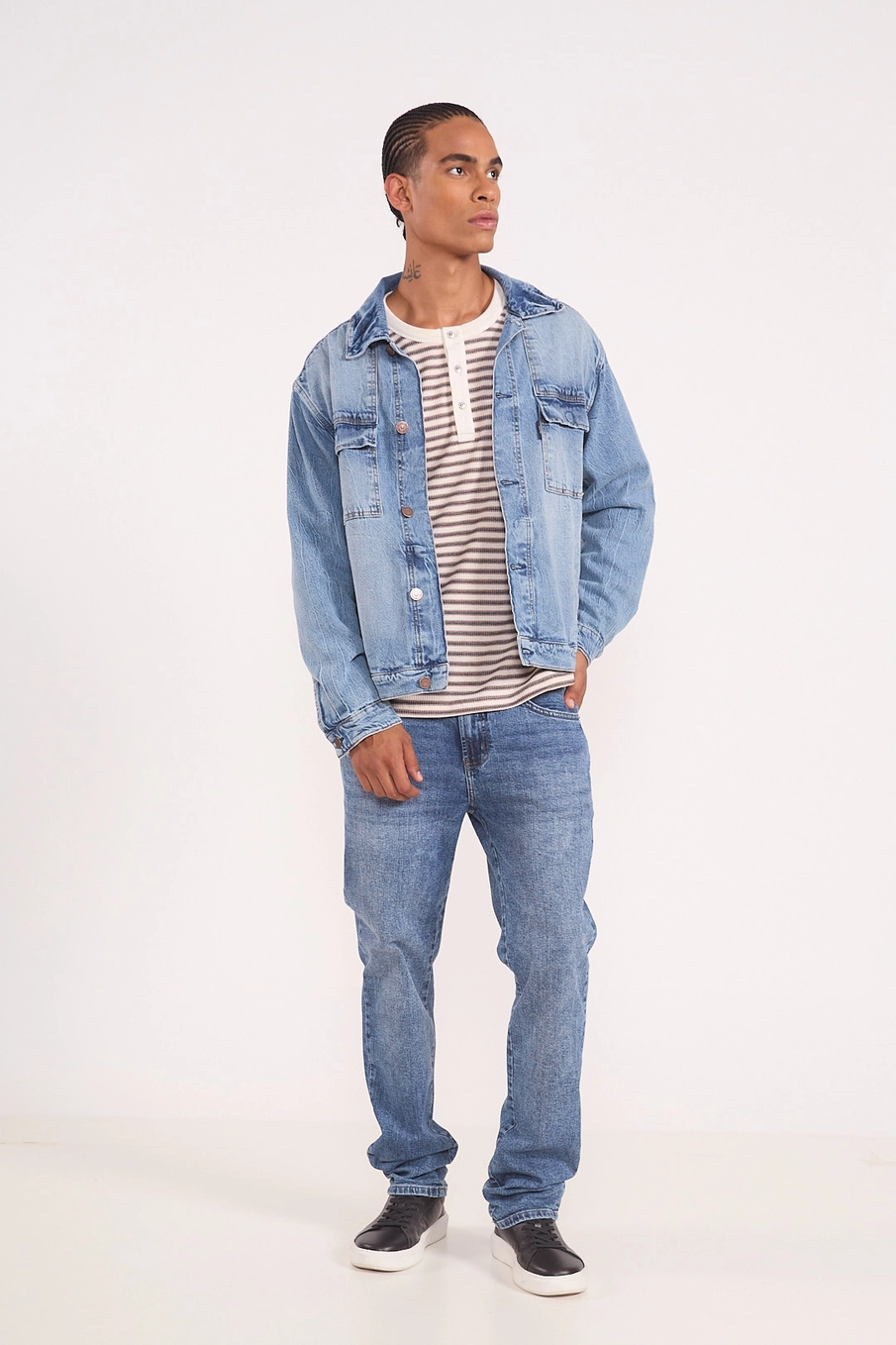 Calça Jeans Masculina Straight Índigo