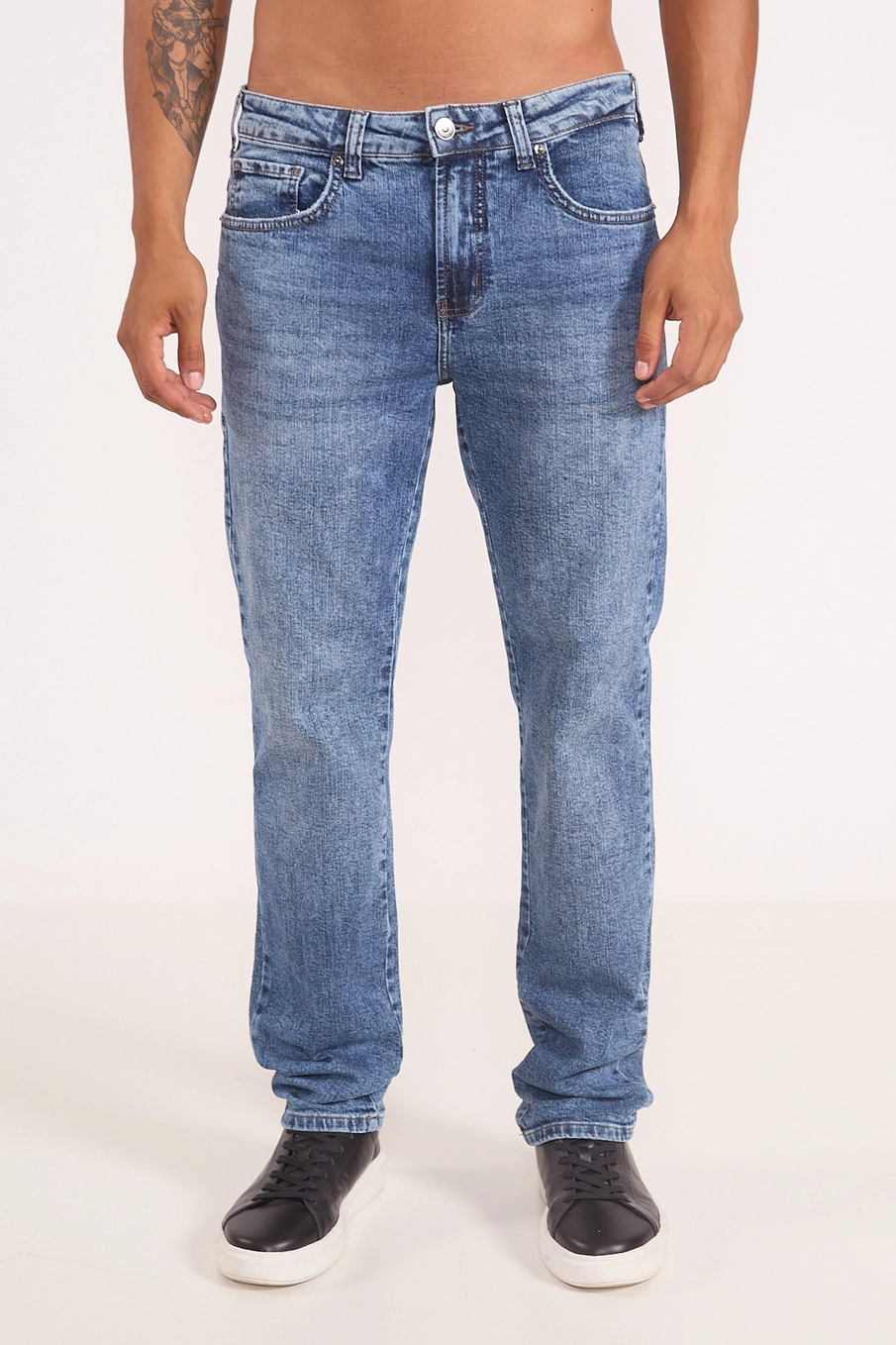 Calça Jeans Masculina Straight Índigo
