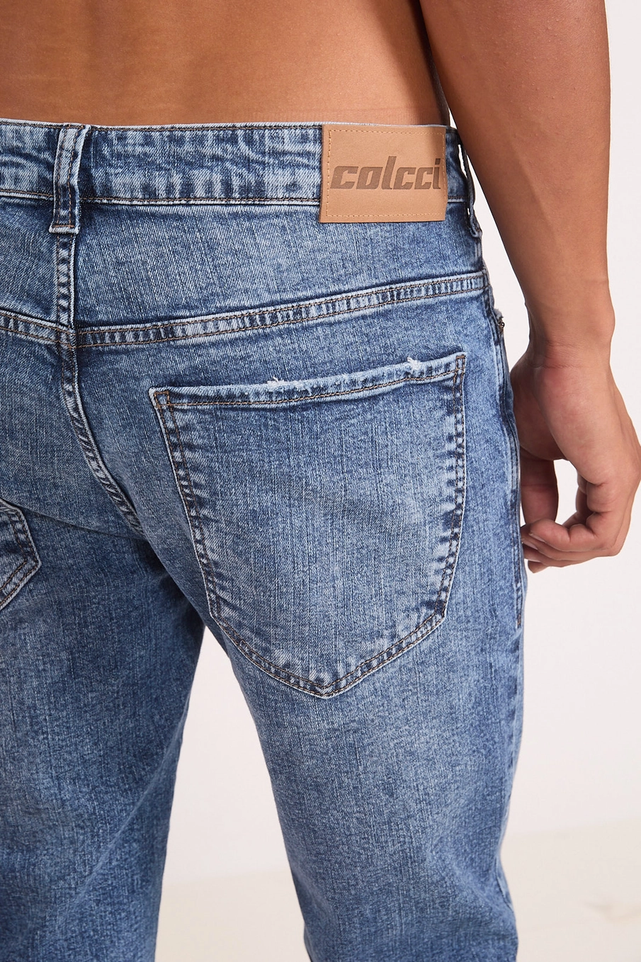 Calça Jeans Masculina Straight Índigo