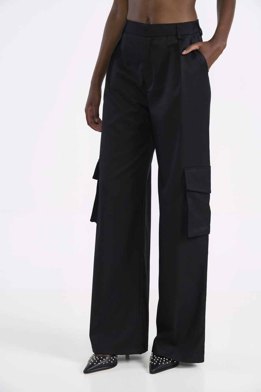 Calça Cargo Alfaiataria Preto