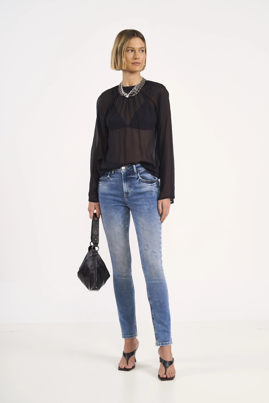 Calça Jeans Skinny Índigo