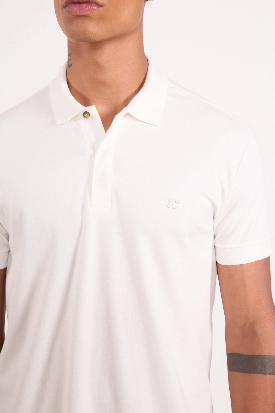 Camisa Polo Masculina Minimalist Off Shell