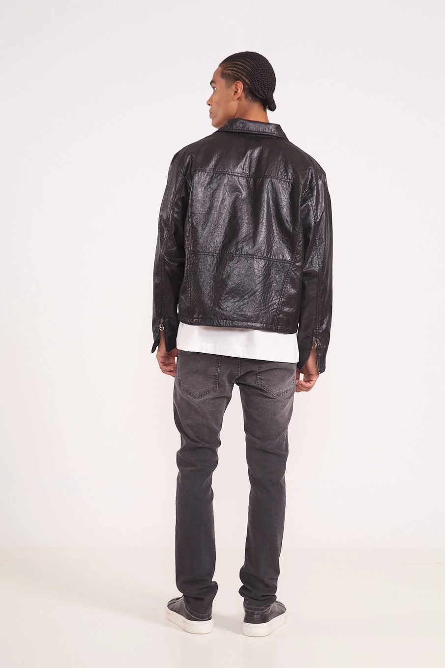 Jaqueta Masculina Comfort Em Pu Preto