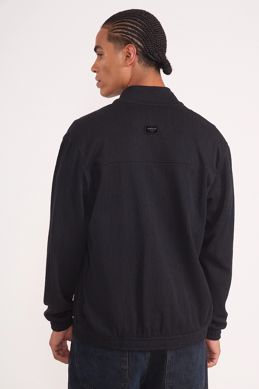 Jaqueta Comfort Gola Alta Preto