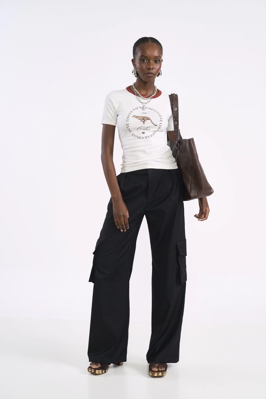 Camiseta Baby Look Fauve Off Shell