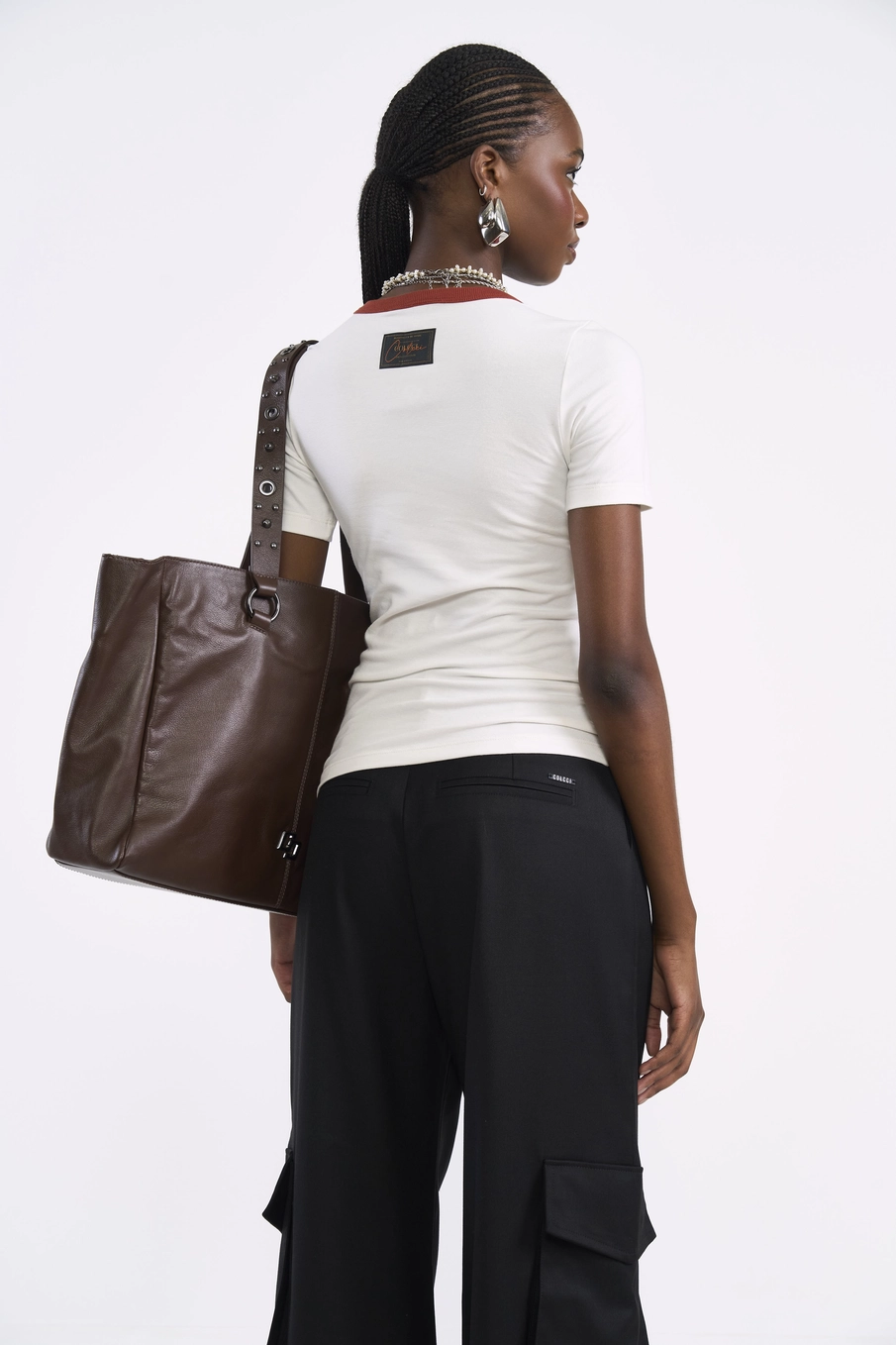 Camiseta Baby Look Fauve Off Shell